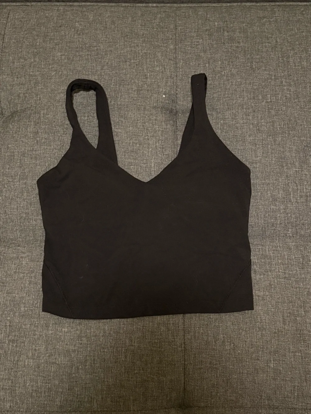 lululemon athletica Black V-Neck Seamless Bralette
